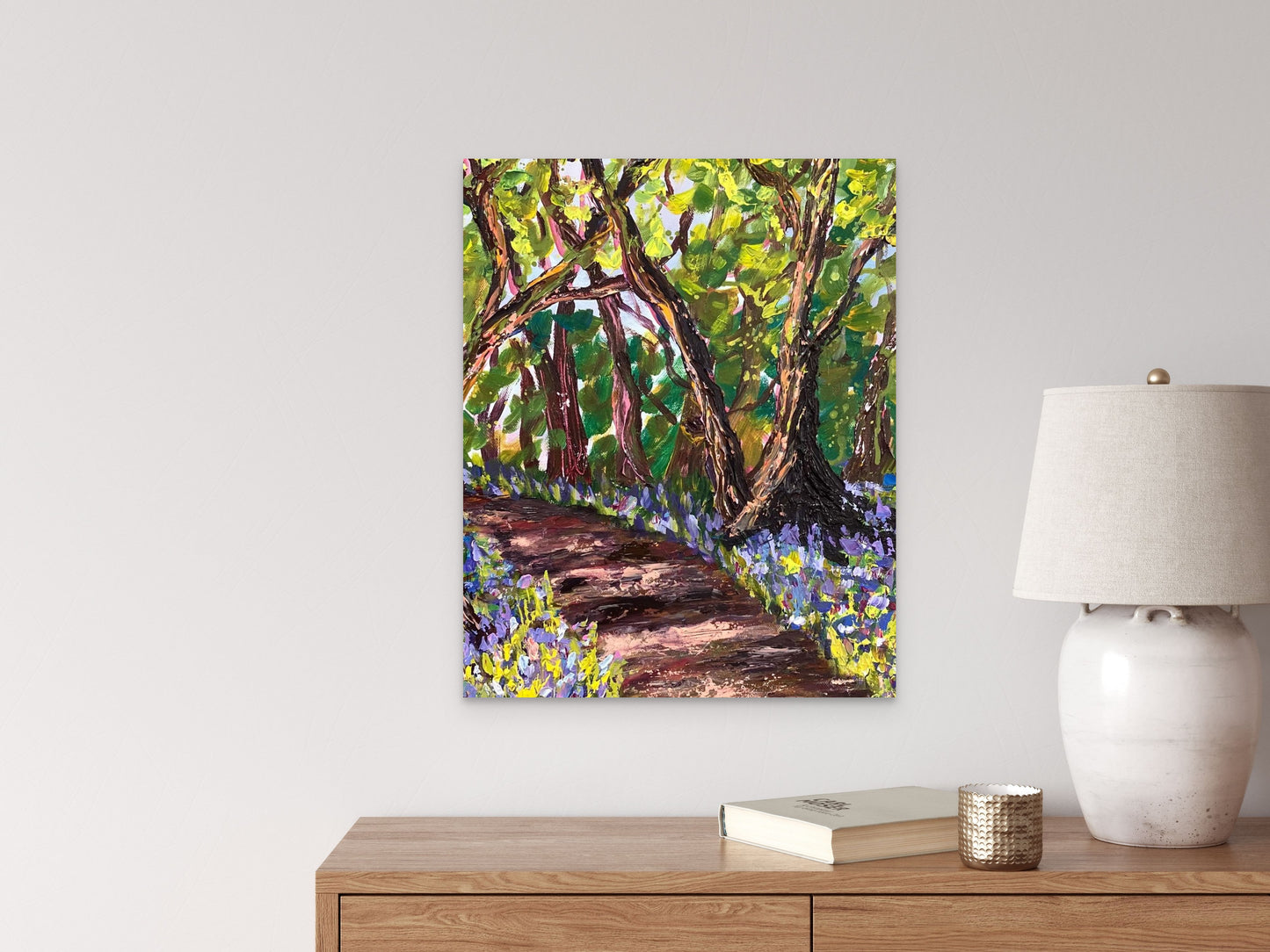 Bluebell Magic Original Acrylic Painting