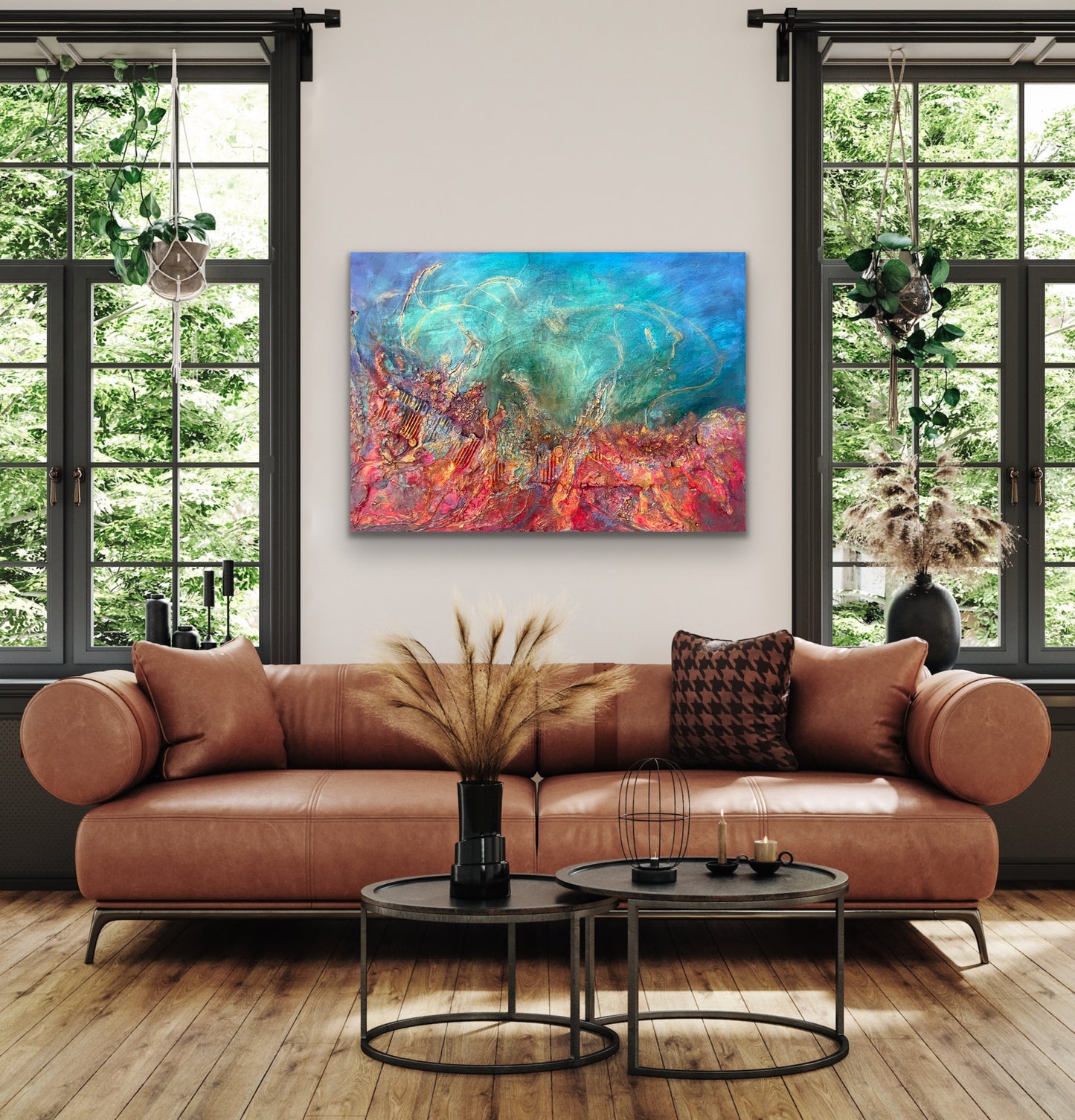 Fragments of Light – Textured Mixed Media Wall Art