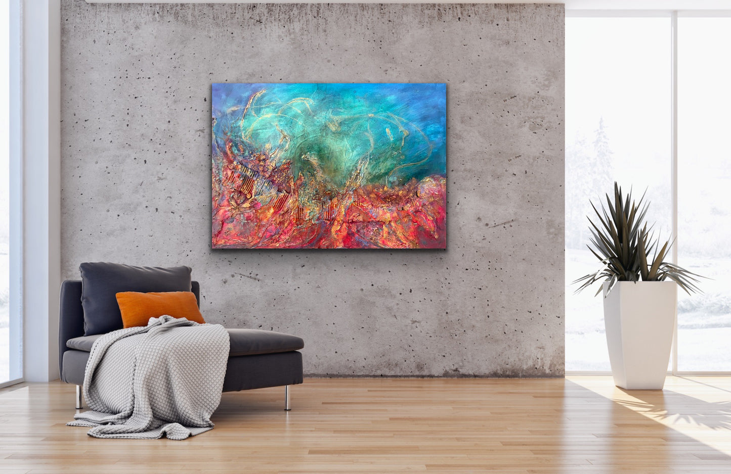 Fragments_of_light_mixed_media_by_Aferdita_fazliu_-drozd created with powertex and oils