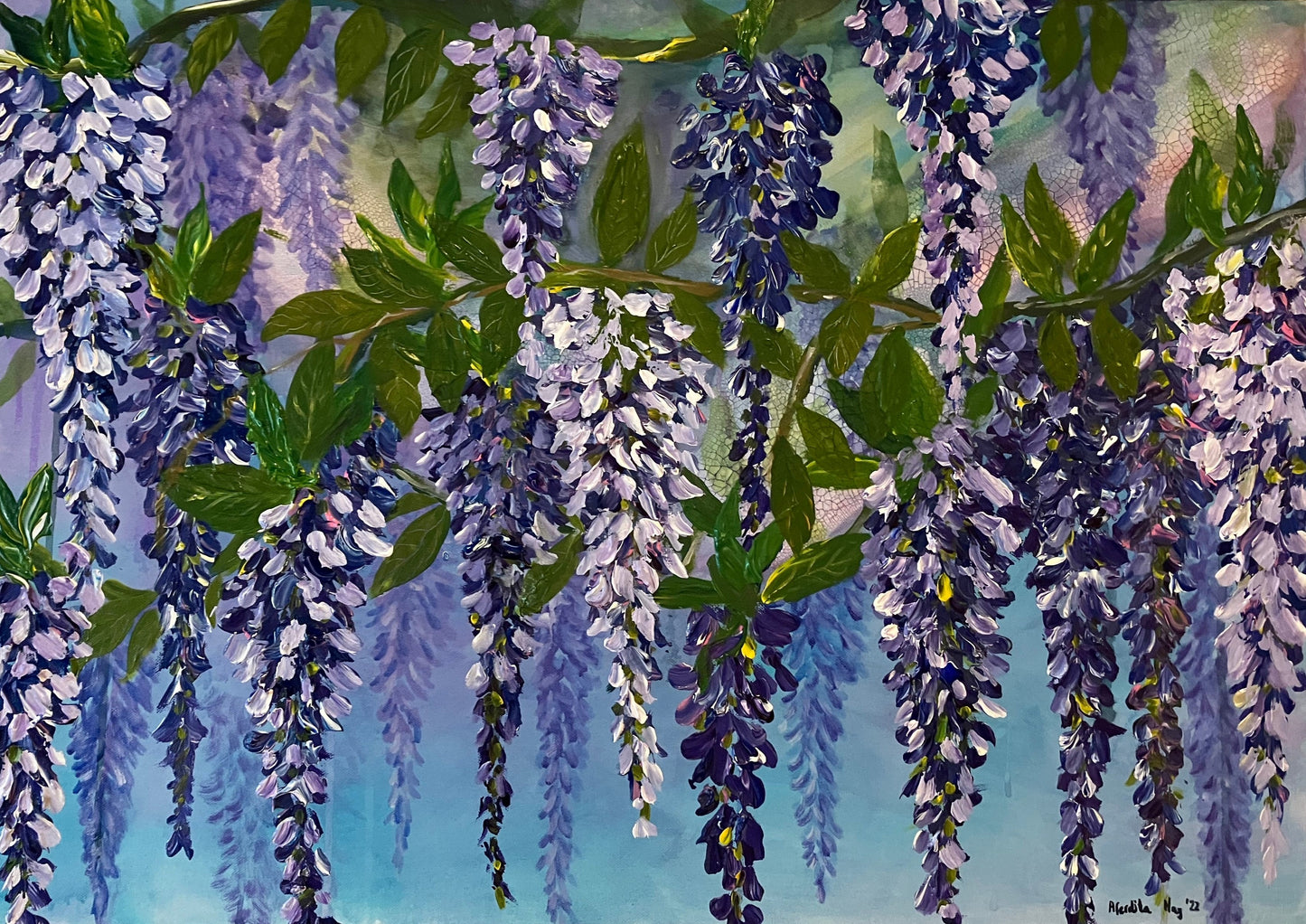 Spring is in the Air, Mixed Media (SOLD)