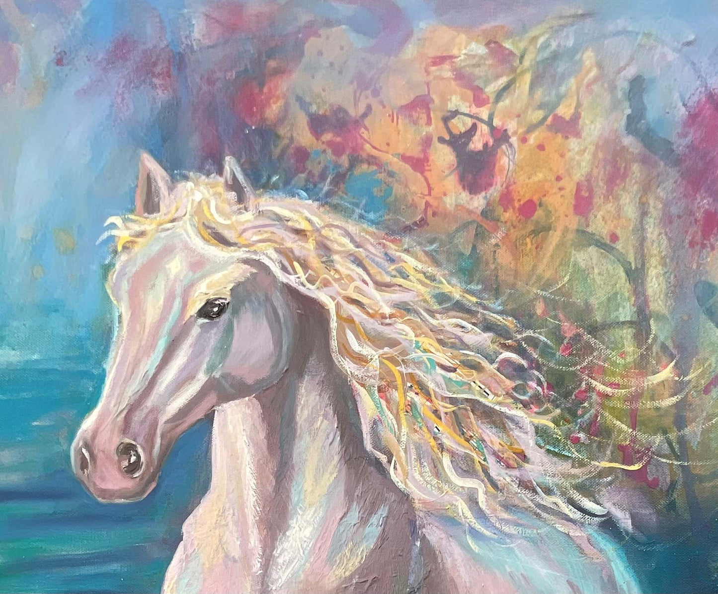 expressive horse paintings uk bromley artist