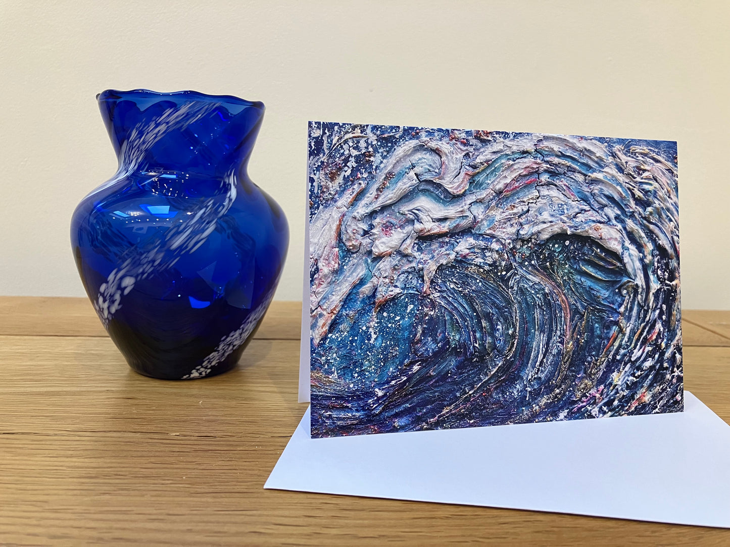 'Wave After Wave' Greeting Card with White Envelope