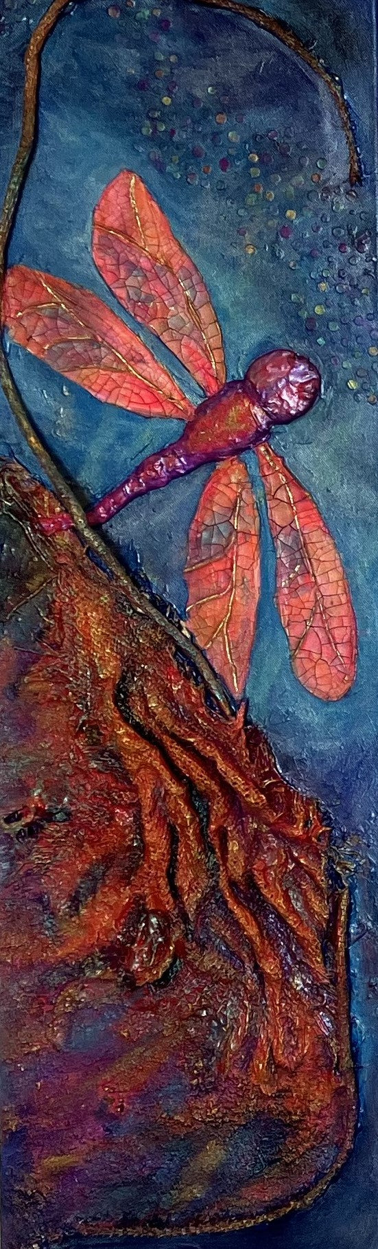 Wings of Hope Painting 1, Mixed Media (SOLD)