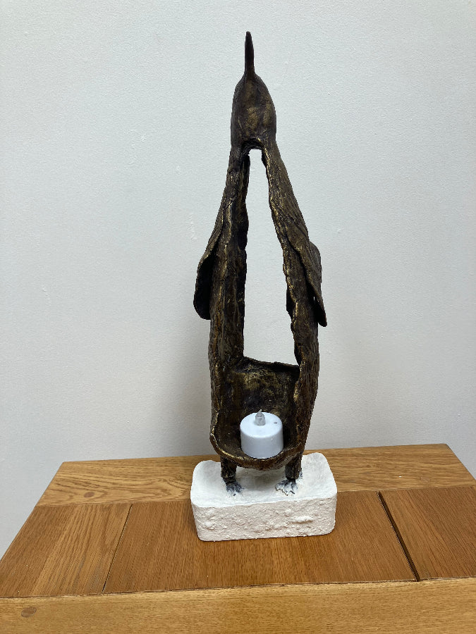 penguin sculpture workshop with Aferdita a powertex tutor and artist based in Hayes Bromley