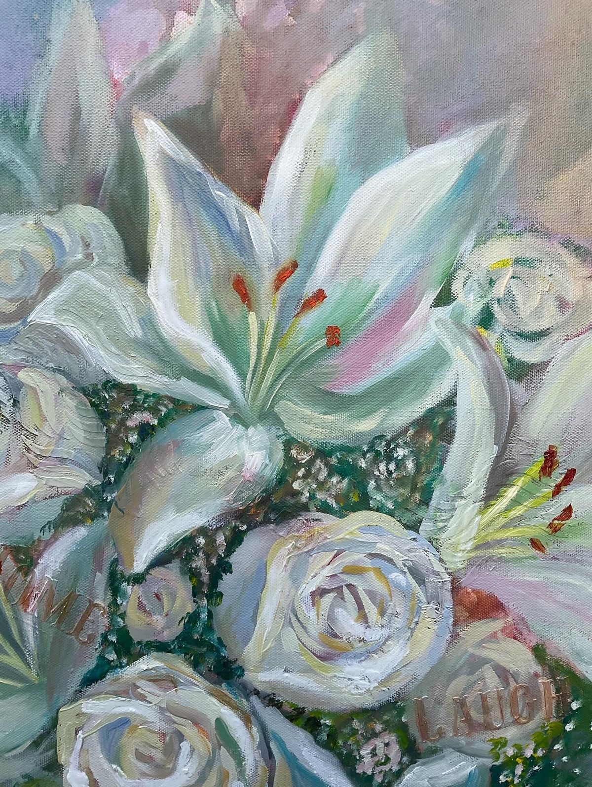 Bespoke Wedding Bouquet Painting — Custom Heirloom Artwork