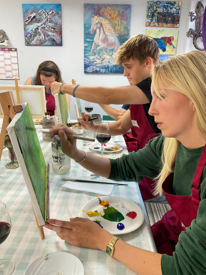 Sip & Paint Workshop – Northern Lights