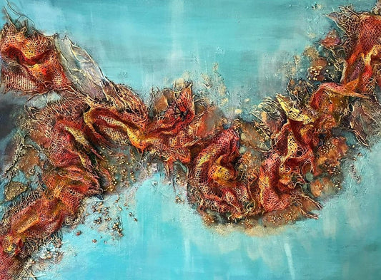 Adrift, Mixed media with Powertex (SOLD)