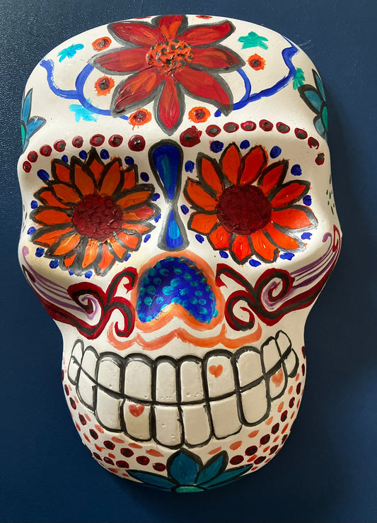 Day of the Dead Skull  Sip & Paint Workshop – Saturday 10th October 7-9.00pm