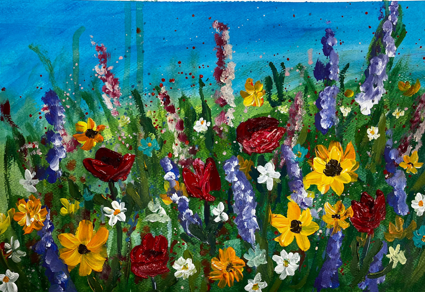 Sip & Paint Workshop – Wild Flower Field Friday 19th of June 6-8.30pm