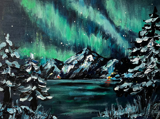 Sip & Paint Workshop – Northern Lights Wednesday 5th December