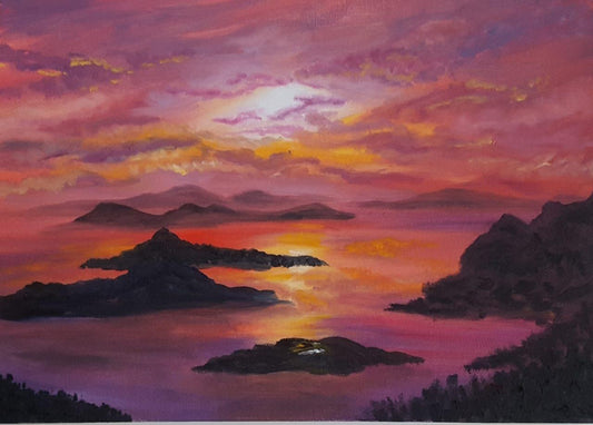 Sunset over Dubrovnik  Donated to the Mayple Project Auction