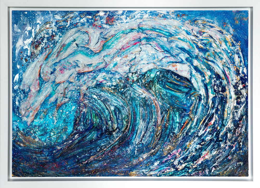 giant wave inspired by Hokusai's wave 