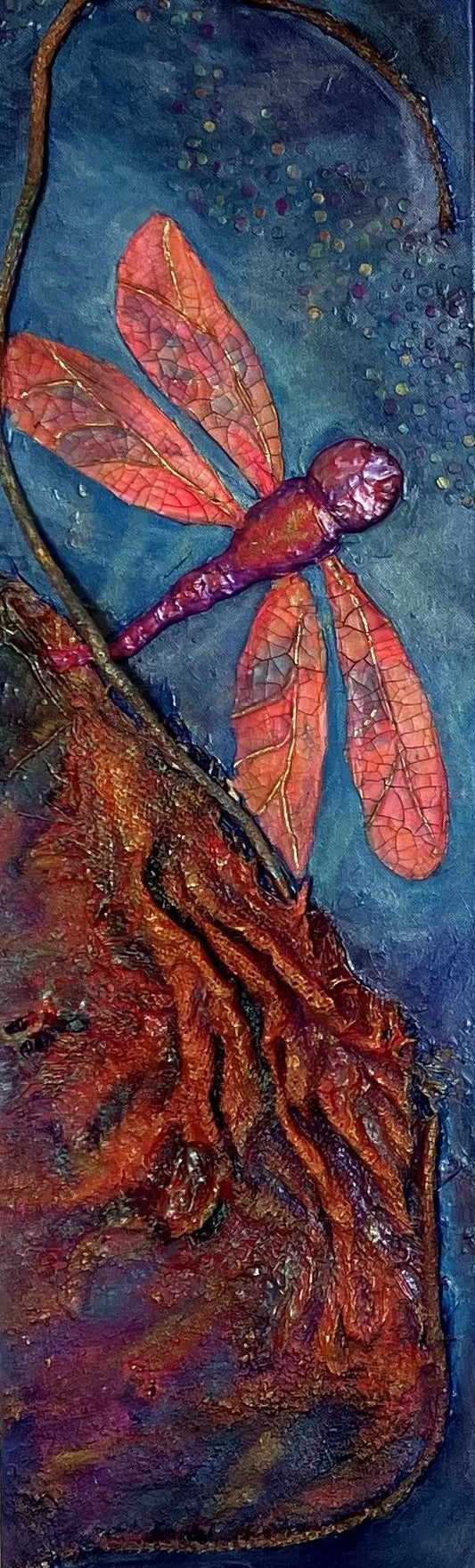 Wings of Hope Painting 1, Mixed Media  (SOLD)