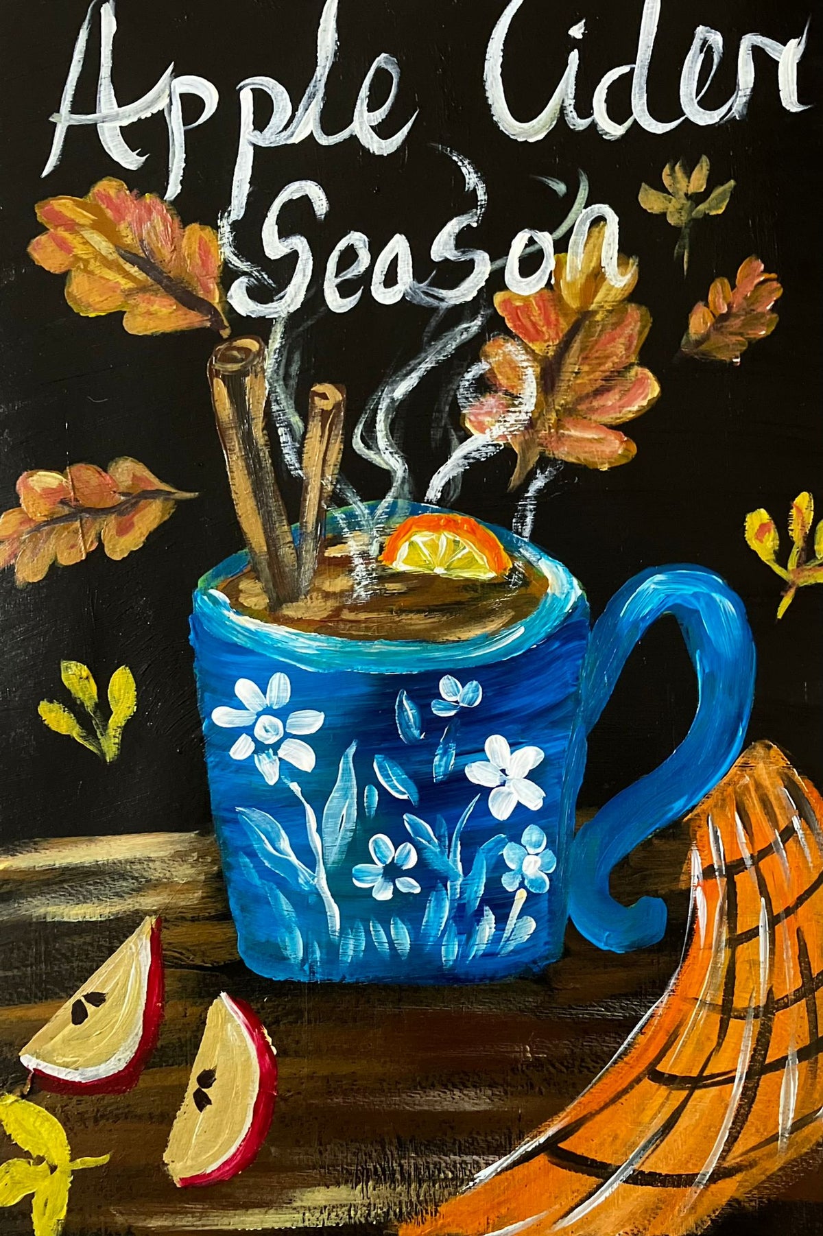 Hot Chocolate on a Winter's Night -  Sip & Paint Workshop – Friday 20th November 7-9.30pm