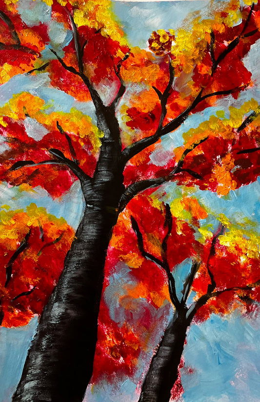 Autumn Trees Sip & Paint Workshop – Friday 25th September 7-9.30pm