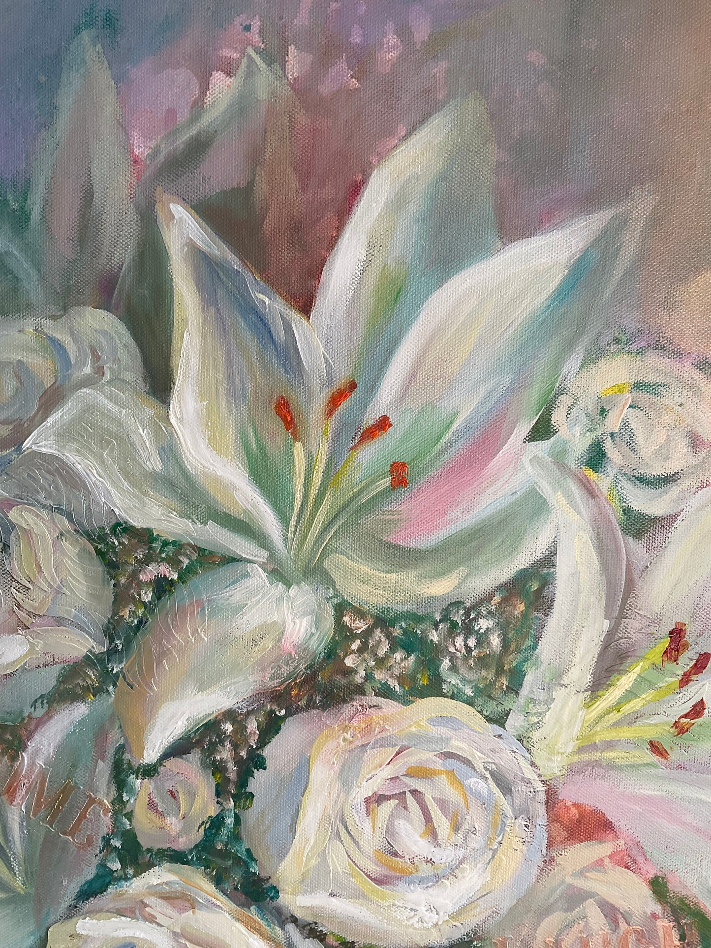 Bespoke Wedding Bouquet Painting — Custom Heirloom Artwork