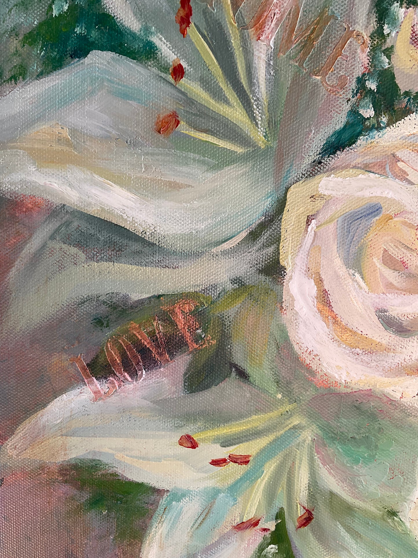 Bespoke Wedding Bouquet Painting — Custom Heirloom Artwork