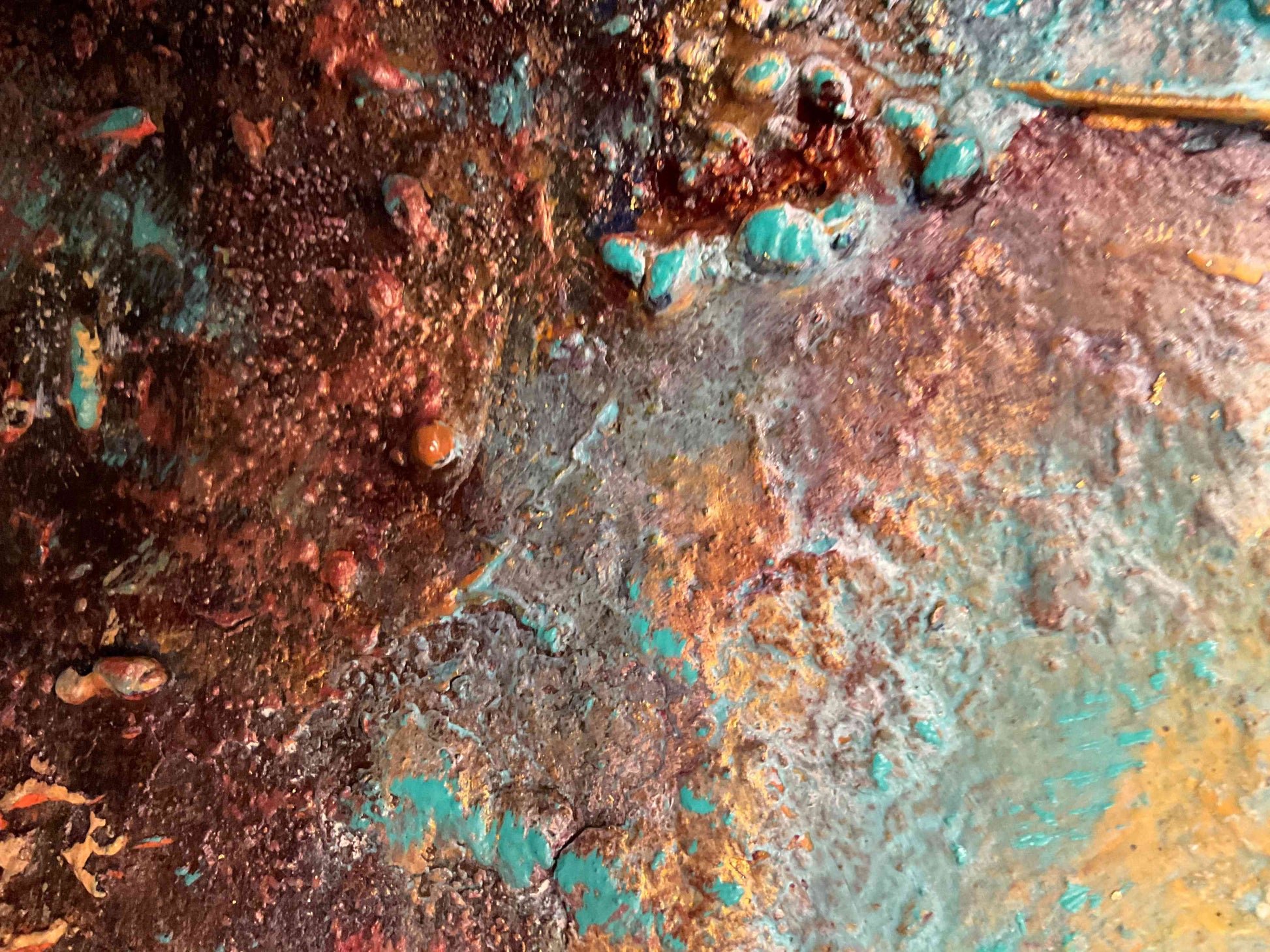aferdita fazliu drozd abstract textural painting 