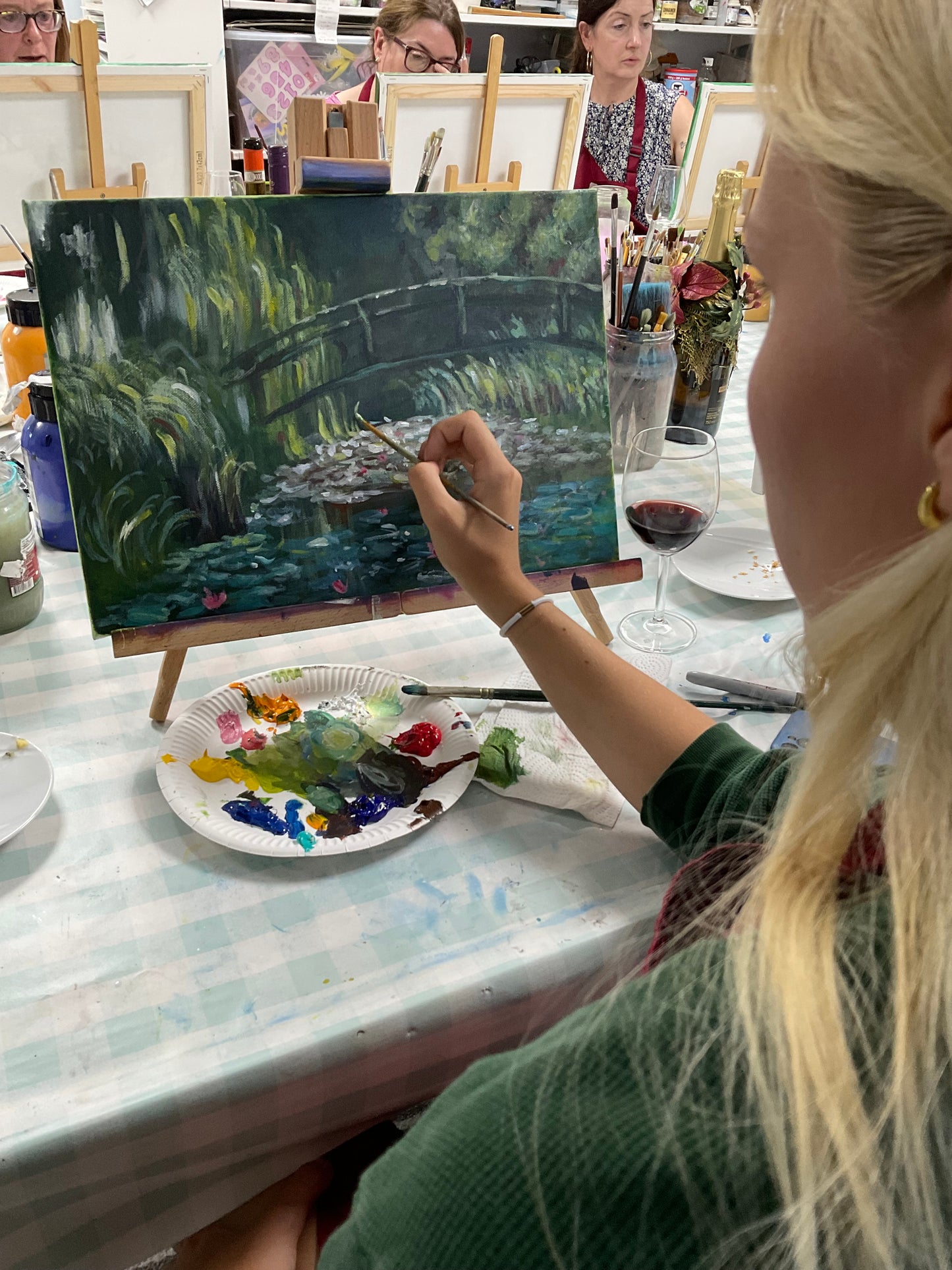 Sip & Paint Workshop – Monet’s Waterlily Pond with Bridge Wednesday 5 November 2025