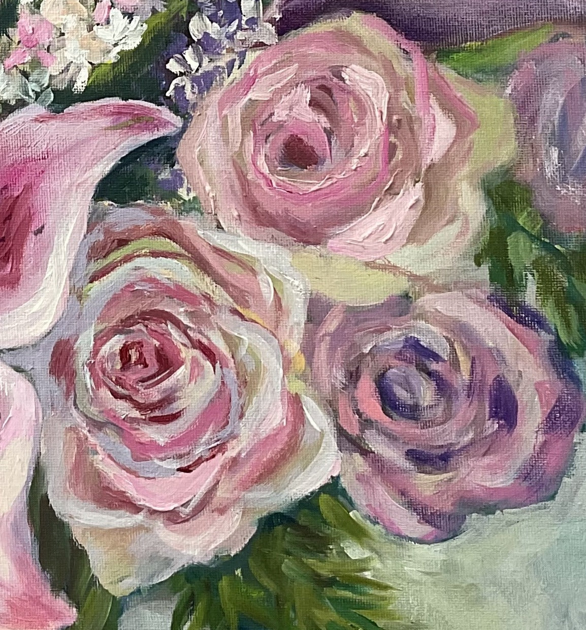 Bespoke Wedding Bouquet Painting — Custom Heirloom Artwork